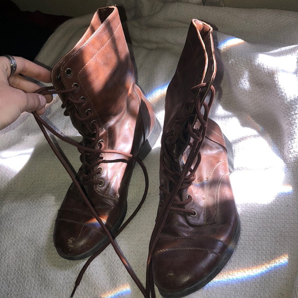 Brown boots